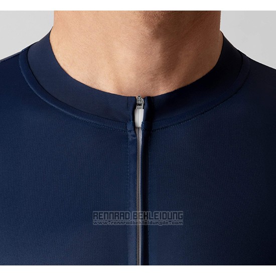 2019 Fahrradbekleidung La Passione Blau Wei Orange Trikot Kurzarm und Tragerhose